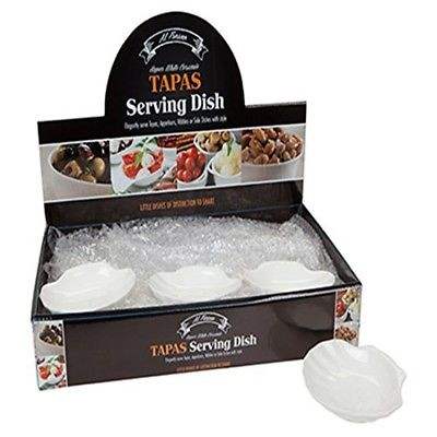 SCALLOP SHAPED MINI TAPAS DISH 10X10CM. PI645005 \\\KD14334