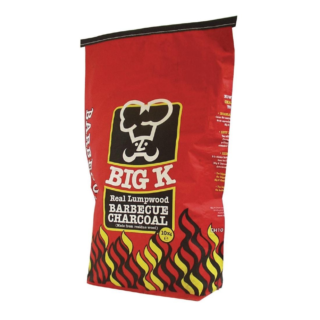BIG K LUMPWOOD BARBECUE CHARCOAL 10KG. CH10 \\\KD14343