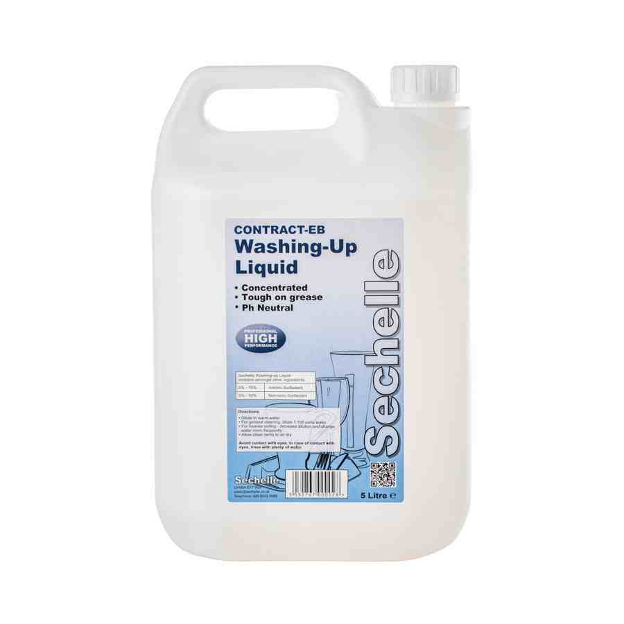 SECHELLE EB WASHING UP LIQUID BULK 5 LITRE. SM902 \\\KD14346
