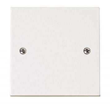 BLANK PLATE SINGLE WHITE. M1113 \\\KD14352