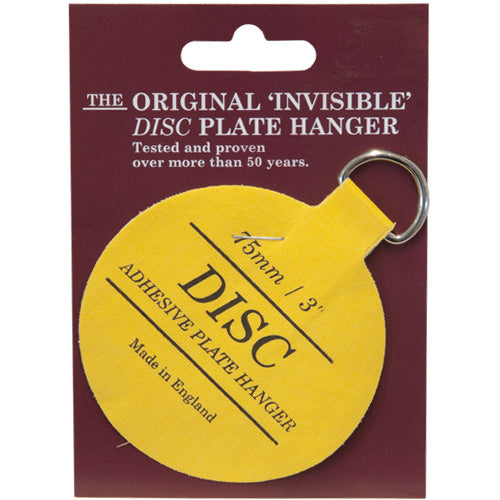 INVISIBLE DISC ADHESIVE PLATE HANGER 75MM / 3 INCH. FS14236 \\\KD14355