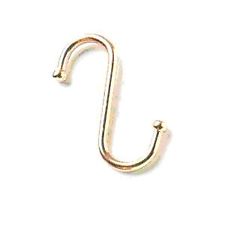 KITCHEN S HOOK BRASSED 75MM \\\KD14359