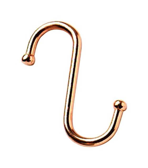 KITCHEN S HOOK COPPERED 75MM. M2662 \\\KD14360
