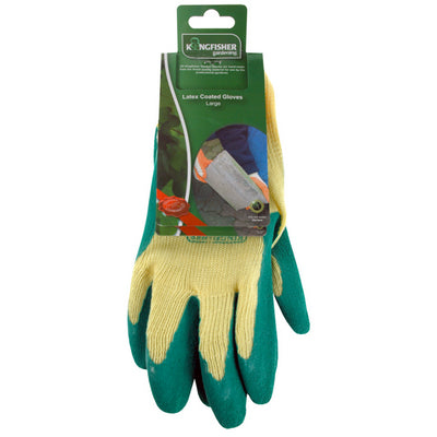 KINGFISHER LATEX GARDENING GLOVES LARGE. GGLLX \\\KD14391