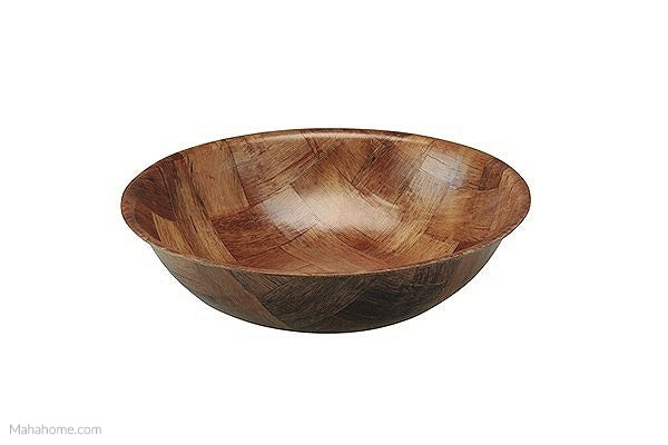 WOOVEN WOOD BOWL 15CM. AP1917 \\\KD14450