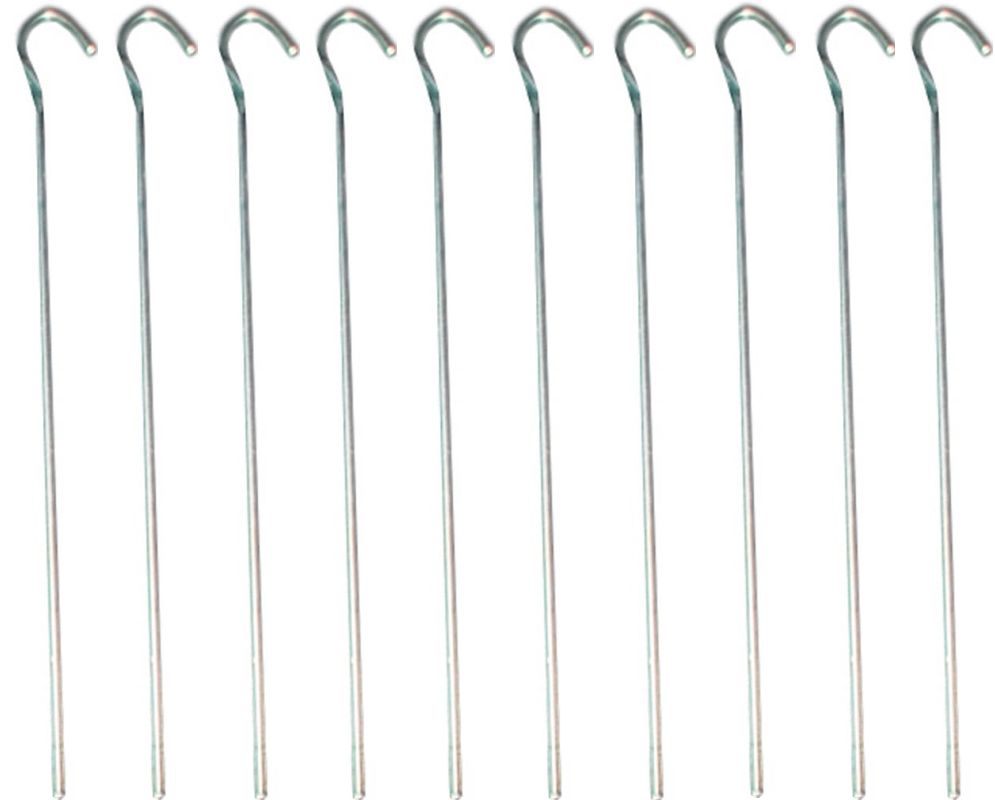 GALVANISED STEEL TENT GROUND PEGS. OLPS \\\KD14472