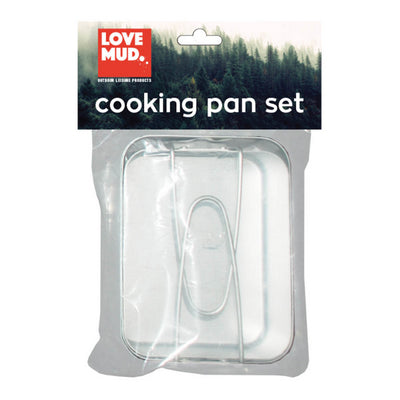 CAMPING ALUMINIUM COOKING PAN SET 2/PK. OLFCS \\\KD14479