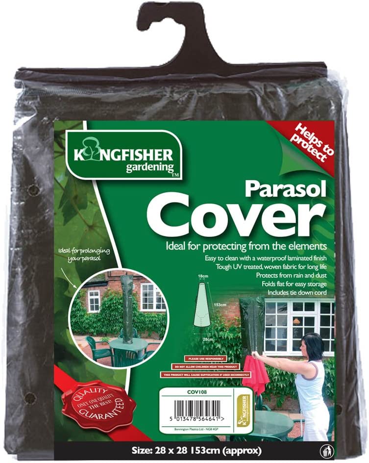 KINGFISHER PARASOL COVER 18CM X 28CM X 153CM. COV108 \\\KD14497