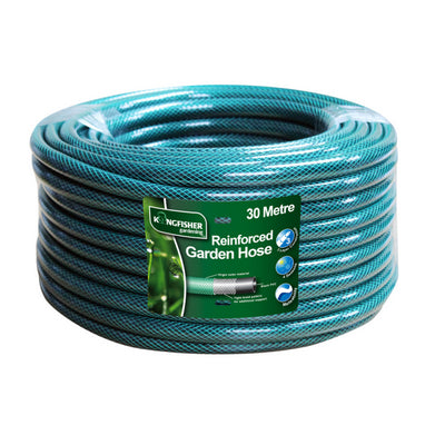 3 LAYER BRALDED GARDEN HOSE PIPE 30M HALF INCH RAINFORCED. E430X \\\KD14502