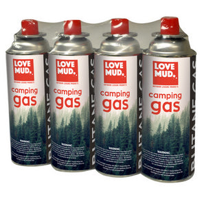 LOVE MUD OLGAS BUTANE CAMPING GAS CANISTERS 4/PK. OLGAS \\\KD14504