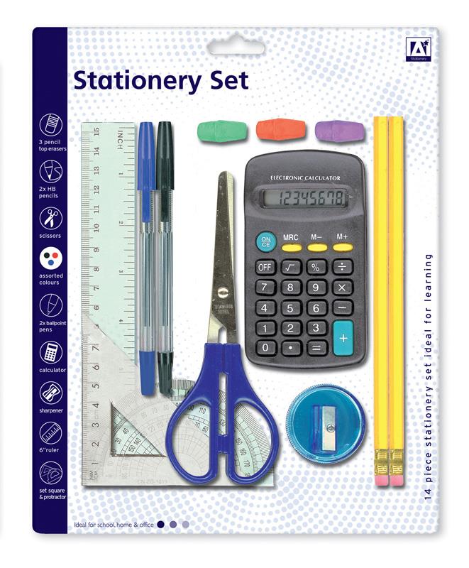 STATIONERY SET WITH CALCULATER. SCI \\\KD14533