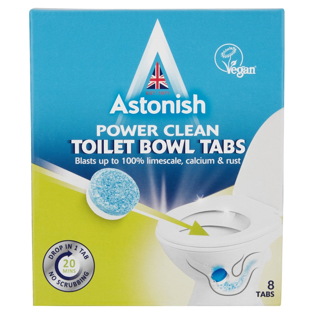 ASTONISH TOILET BOWL TAB 8/PK. C2184 \\\KD14534