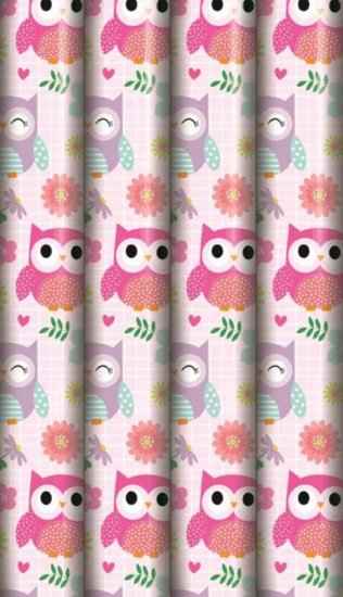 OWL DESIGN GIFT WRAP 2.5 MTR. EW23265 \\\KD14574
