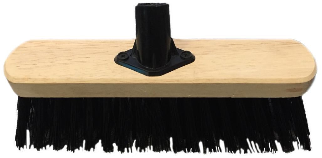 12" STIFF BLACK PVC BROOM HEAD 29 (P/S 23MM). 5060440850684 \\\KD14602