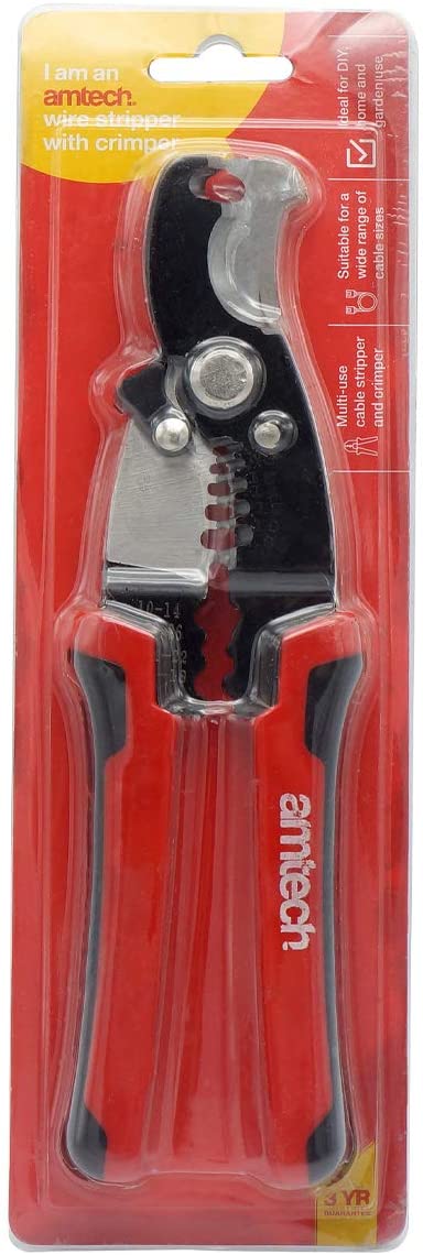 AMTECH WIRE STRIPPER WITH CRIMPER. AMB4290 \\\KD14650