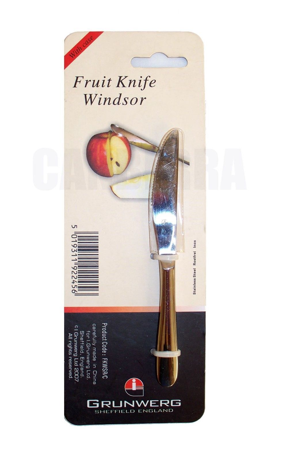 WINDSOR FRUIT KNIFE WITH CASE. FKWDR/C FKWSRC \\\KD14685