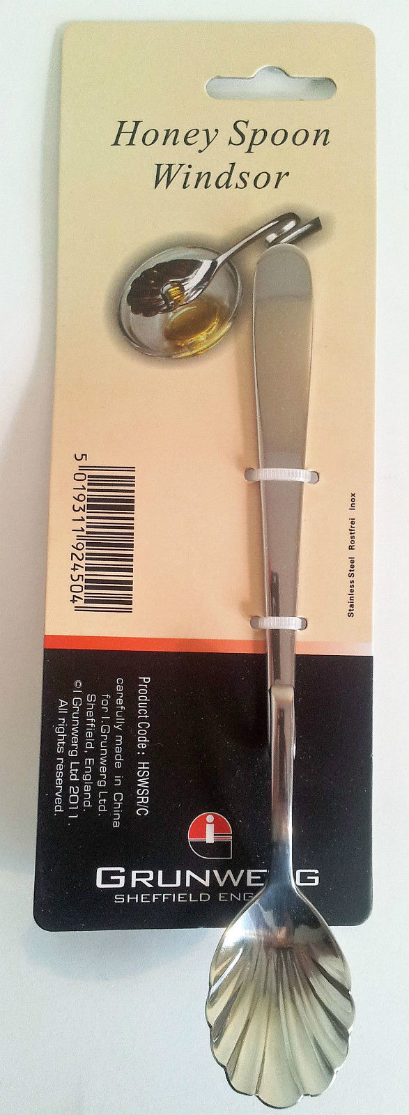 WINDOR HONEY SPOON CARDED. HSWSRC \\\KD14700