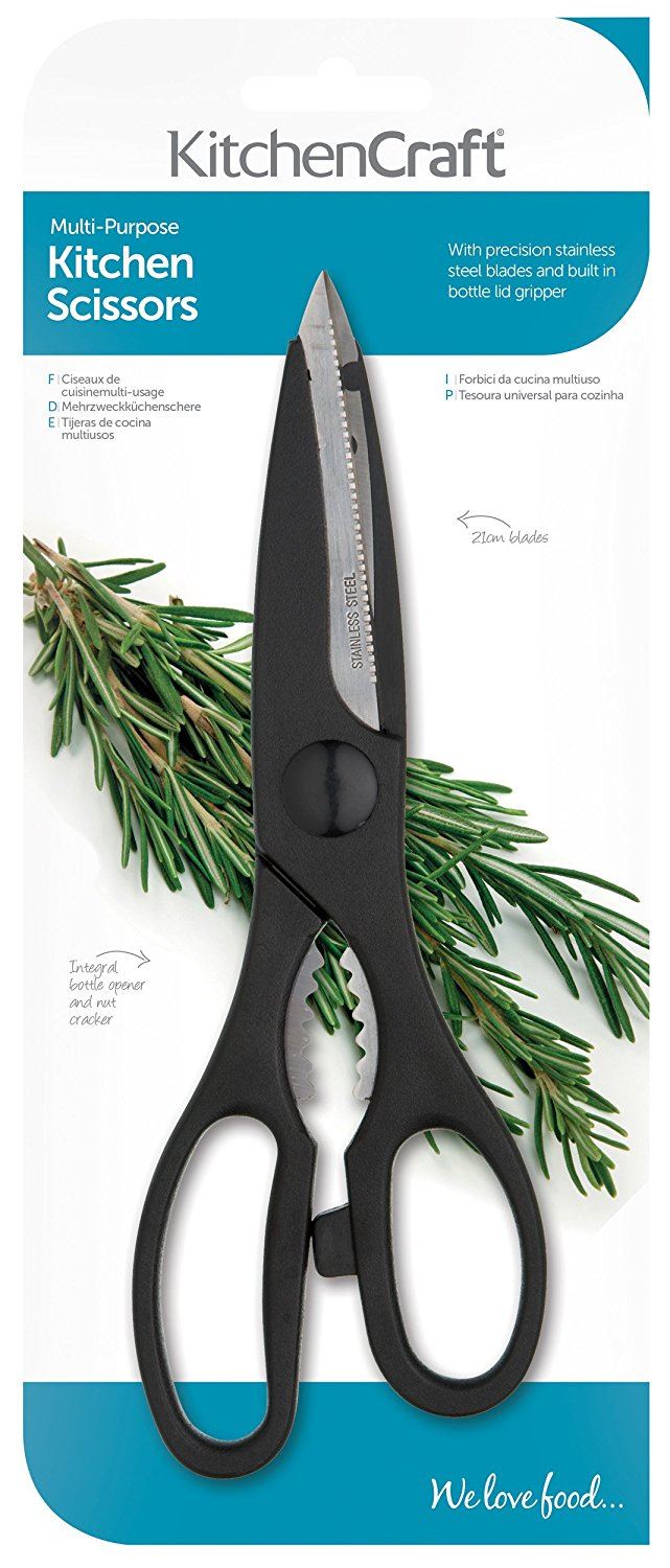 KITCHEN CRAFT SCISSORS 21CM SOFT GRIP. KCSCISSORMP \\\KD14712