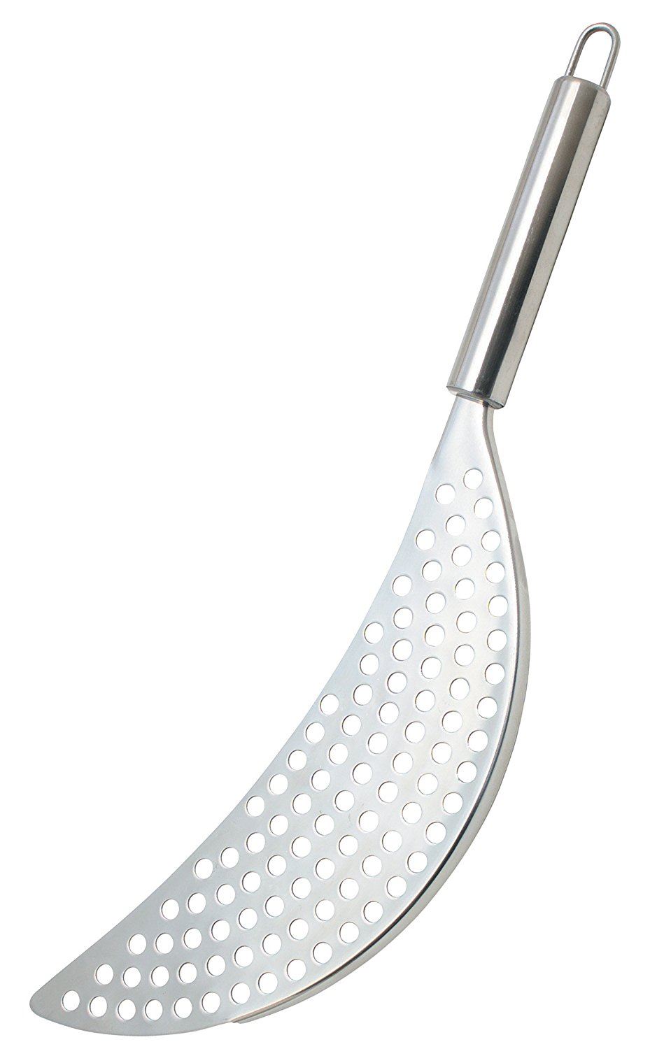 KITCHEN CRAFT CRESCENT SHAPED PAN DRAINER STAINLESS STEEL. KCPANSTRAIN \\\KD14718