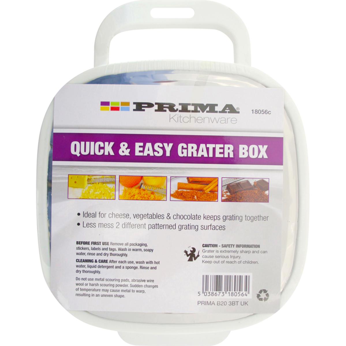 PRIMA QUICK AND EASY GRATER BOX PEELING DEVICE 24 X 17.5 X 5 CM. 18056C \\\KD14728