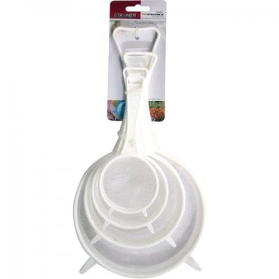 PRIMA ASSORTED PLASTIC STRAINER 3/PK. 18300C \\\KD14729