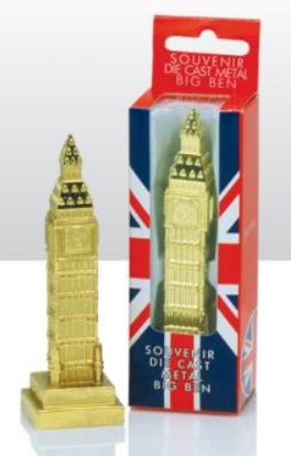 BIG BEN GOLD COLOUR FIGURE WINDIW BOX DIE CAST. EL66575 \\\KD14748