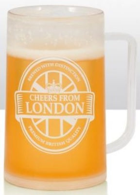 CHEERS FROM LONDON BEER TANKARD 400ML. EL69367 \\\KD14759