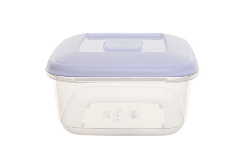WHITEFURZE SQUARE FOOD CONTAINER 1.6 LTR WHITE. W-F0650 \\\KD14821