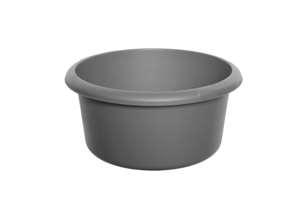 WHITEFURZE SMALL ROUND BOWLSILVER  26CM X 13CM. H05042 \\\KD14825