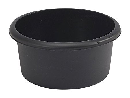 WHITEFURZE BLACK 26CM SMALL ROUND GRAPHITE BOWL. H05046 \\\KD14827