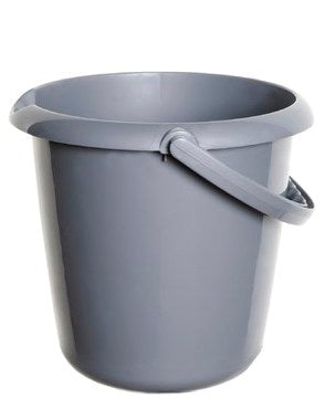 WHITEFURZE SILVER BUDGET BUCKET 10LTR. H07082 \\\KD14849
