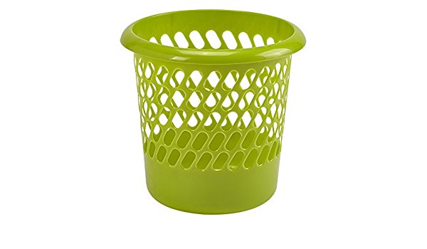 WHITEFURZE GREEN WASTE PAPER BASKET. H1011G \\\KD14854