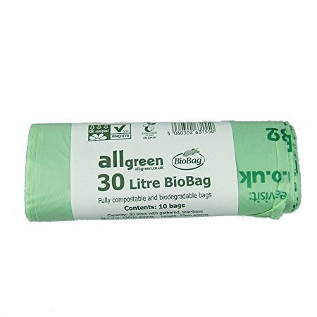 TUFFY COMPOSTABLE BIOEGRADABLE CADDY BIN BAG 30 LITRE 10/PK. CADDY30 \\\KD14863