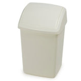 WHITEFURZE CREAM SWING TOP BIN 10LTR. H10S48 \\\KD14872