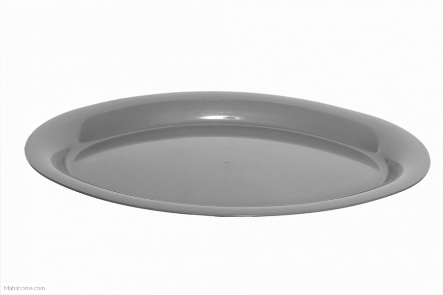 WHITEFURZE WHITE PLASTIC OVAL PLATTER 42CM. H21064 \\\KD14888