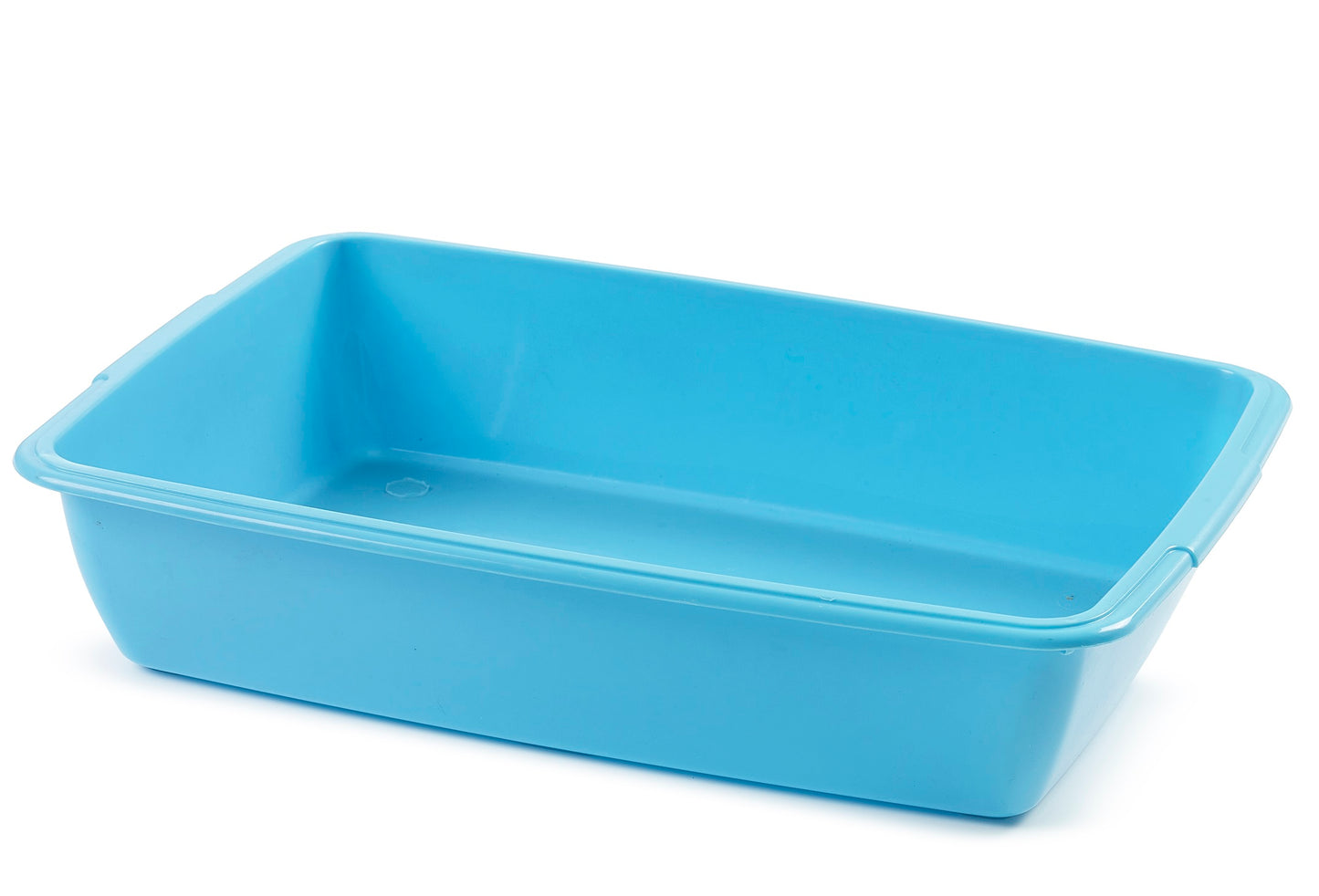 ASSORTED COLOUR WHITEFURZE CAT LITTER TRAY 46CM. P0303 \\\KD14905