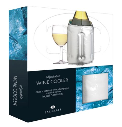 BAR CRAFT WRAP AROUND SILVER WINE COOLER. KCBCWRAP \\\KD14918