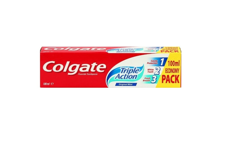 COLGATE TRIPPLE ACTION TOOTHPASTE PACK OF 12. COLGATETR \\\KD14922