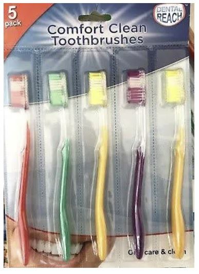 5 PACK COMFORT CLEAN BRUSHES. DGI1660A \\\KD14924