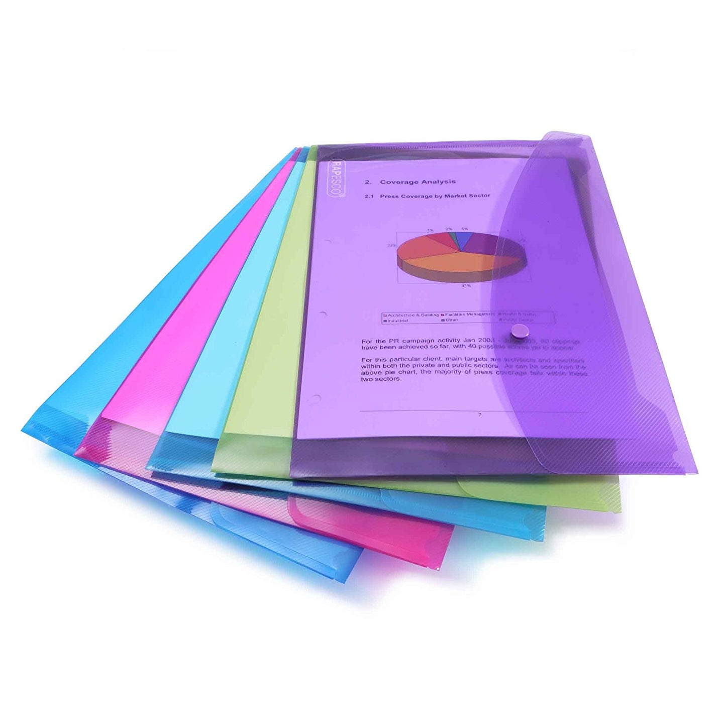 RAPESCO POPPER WALLET A4 5/PK. RPO0688 \\\KD14944