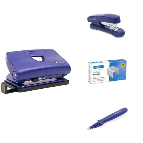 RAPESCO BLUE HOLE PUNCH 12 SHEET CAPACITY. ROPPF87S0L1 \\\KD14968