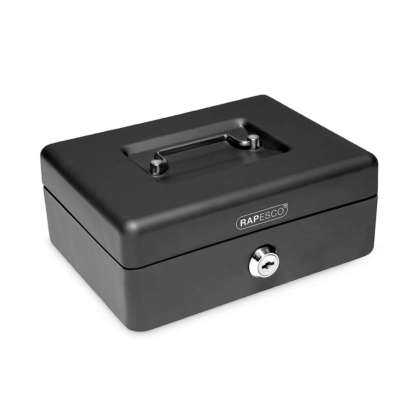 RAPESCO BLACK CASH BOX 10 INCH /  25CM. ROPSB0010B1 \\\KD14978