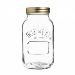 KILNER TRANSPARENT PRESERVE JAR 1 LITRE \\\KD14990