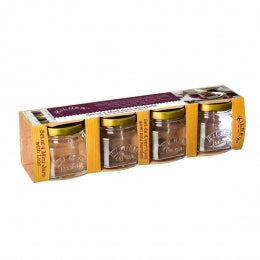 KILNER  SET OF 4 MINI JARS WITH LIDS. 0025796 \\\KD15010