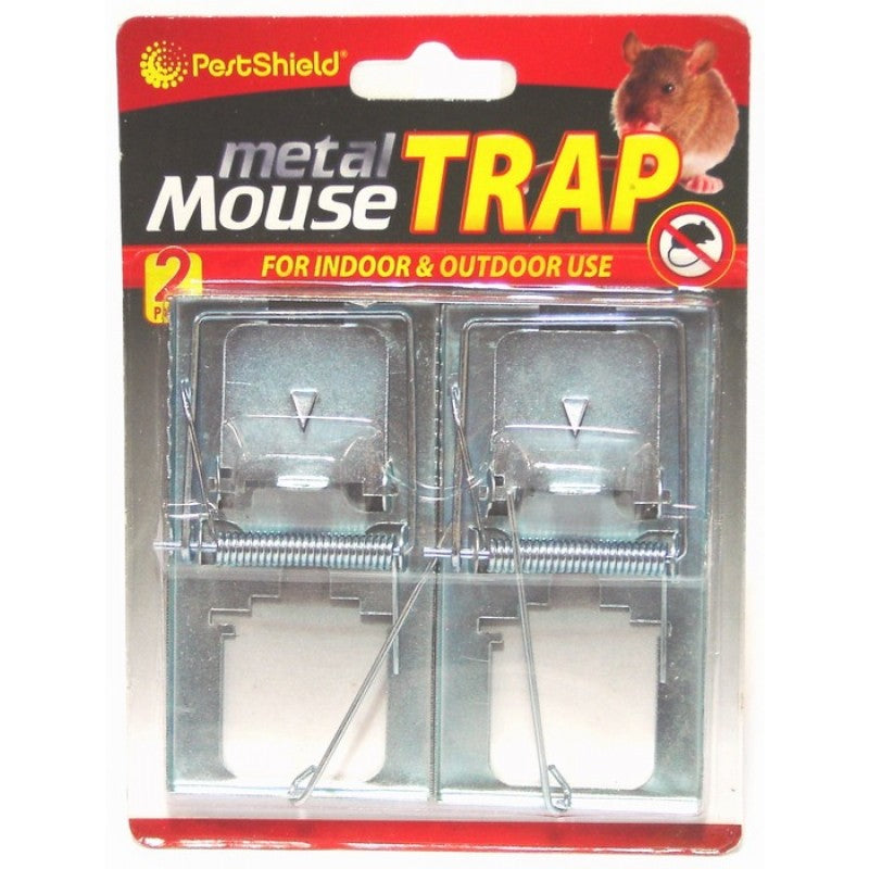 PEST SHIELD METAL MOUSE TRAP 2/PK. PS1003 \\\KD15054