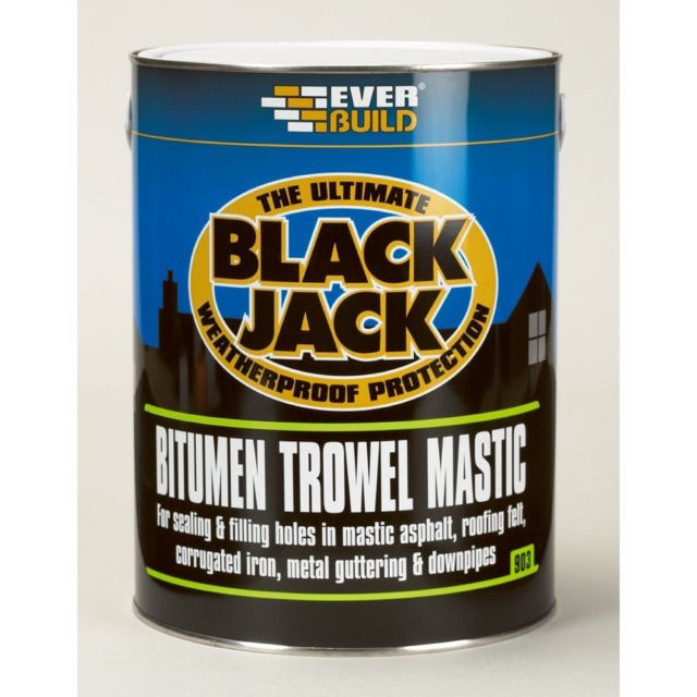 EVERBUILD BLACK JACK 903 BITUMEN TROWEL MASTIC 1 LITRE. 486987 \\\KD15080