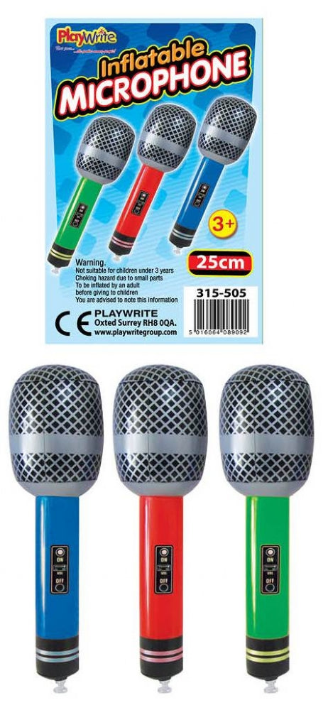INFLATABLE MICROPHONE PBH 25CM. PL315505 \\\KD15084