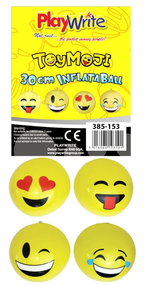 TOY MOJI 30CM INFLATABLE BALL PBH. PL385153 \\\KD15087