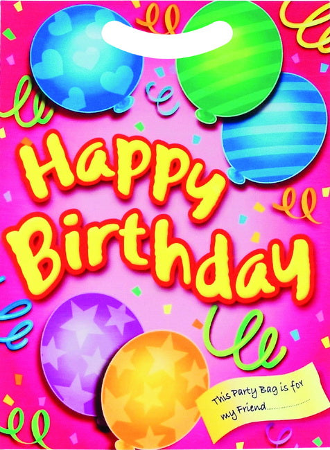 10 PCE GIANT PARTY BAG GIRLS PBH. PL395637 \\\KD15089