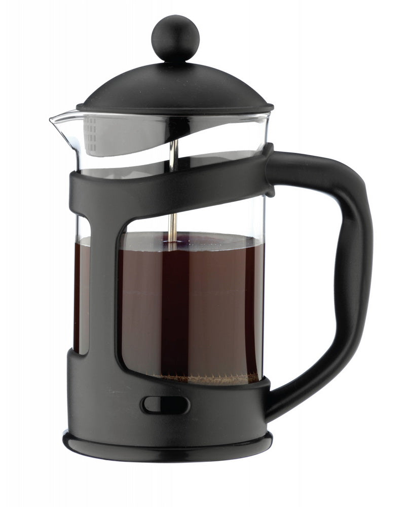 GRUNWERG CAFE OLE BLACK EVERDAY GLASS CAFETIER 6 CUP 800ML. CMP-08F \\\KD15093